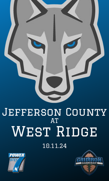 Jefferson County at West Ridge High School Blu-Ray 2024 Football